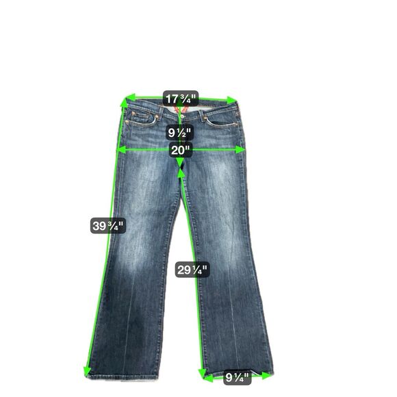 Lucky Brand Dungarees Jeans Bootcut Embroidered Denim Women's Size 14/32 - Picture 3 of 11